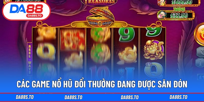 Danh sách trò quay thưởng được nhiều hội viên quan tâm